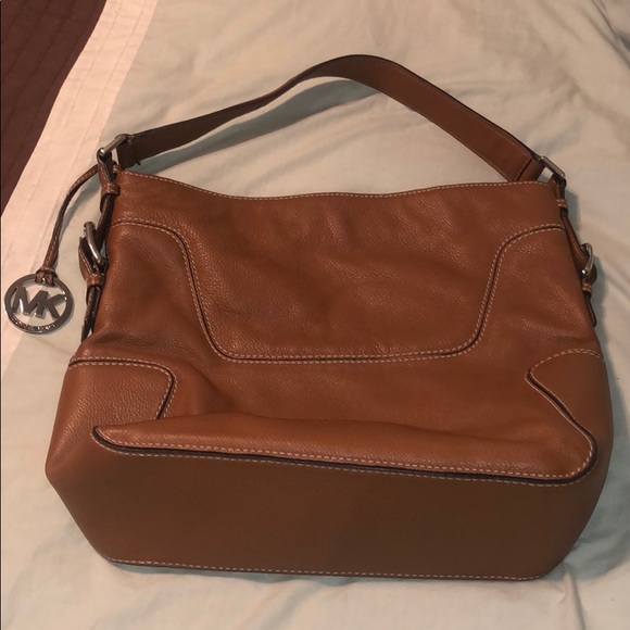 Michael Kors Cognac Leather Purse - Picture 1 of 7